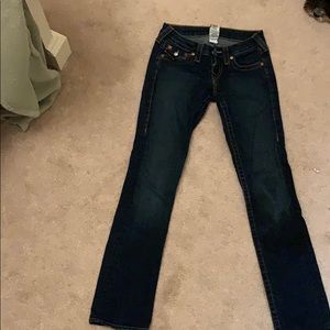 Dark blue wash True Religion Jeans
